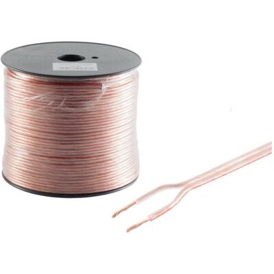 Shiverpeaks S/CONN maximum connectivity câble haut-parleur 2x0,75mm², transparent, CCA, bobine 100 m (100 m), Câble d'enceinte, Transparent Shiverpeaks S/CONN maximum connectivity câble haut-parleur 2x0,75mm², transparent, CCA, bobine 100 m (100 m), Câble d'enceinte, Transparent