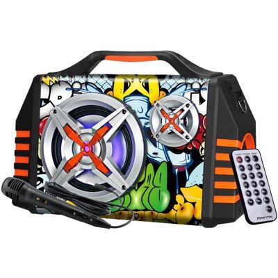 Manta SPK1005PRO Helios 2 (8 h), Enceinte Bluetooth, Multicolore Manta SPK1005PRO Helios 2 (8 h), Enceinte Bluetooth, Multicolore