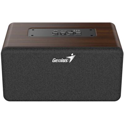 Genius enceintes SP-918BT / Bluetooth 5.3 / 6 W / recharge USB-C / couleur bois foncé (4 h), Enceinte Bluetooth, Marron Genius enceintes SP-918BT / Bluetooth 5.3 / 6 W / recharge USB-C / couleur bois foncé (4 h), Enceinte Bluetooth, Marron