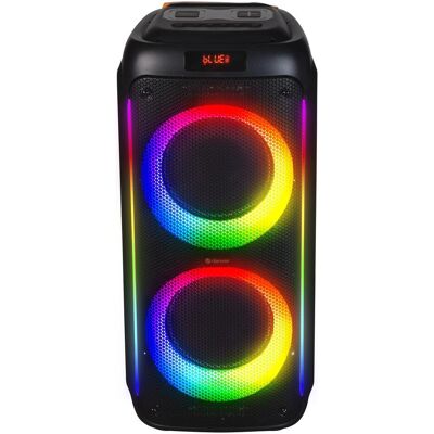 Denver BPS-458 BT Haut-parleur de fête noir (4 h), Enceinte Bluetooth, Noir Denver BPS-458 BT Haut-parleur de fête noir (4 h), Enceinte Bluetooth, Noir