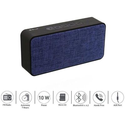 Tellur Enceinte Bluetooth Lycaon (7 h), Enceinte Bluetooth, Bleu Tellur Enceinte Bluetooth Lycaon (7 h), Enceinte Bluetooth, Bleu