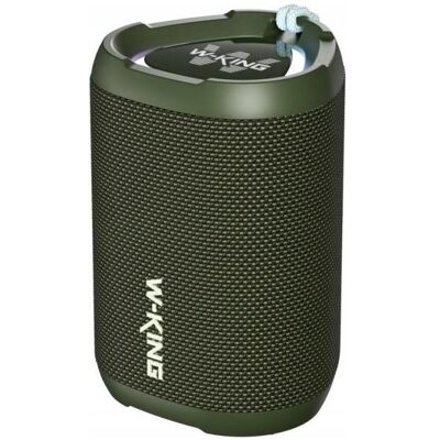 W-king Głośnik Przenośny głośnik bezprzewodowy D110 zielony, Enceinte Bluetooth, Vert W-king Głośnik Przenośny głośnik bezprzewodowy D110 zielony, Enceinte Bluetooth, Vert
