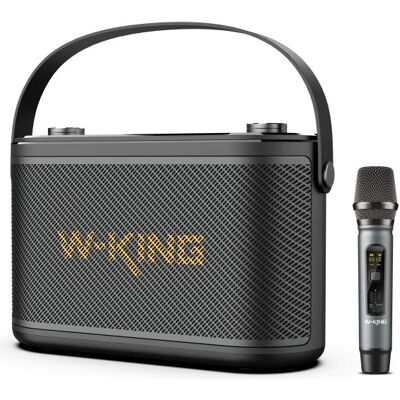 W-king Głośnik Przenośny głośnik bezprzewodowy H10S czarny, Enceinte Bluetooth, Noir W-king Głośnik Przenośny głośnik bezprzewodowy H10S czarny, Enceinte Bluetooth, Noir