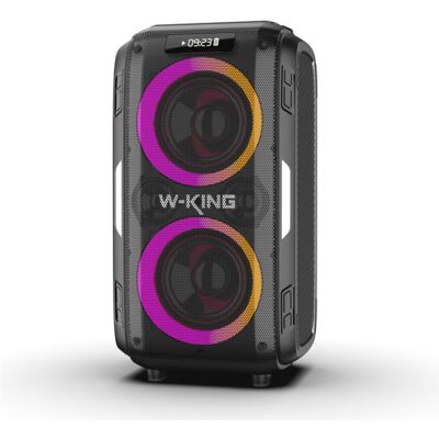 W-king Głośnik Przenośny głośnik bezprzewodowy T9 Pro czarny, Enceinte Bluetooth, Noir W-king Głośnik Przenośny głośnik bezprzewodowy T9 Pro czarny, Enceinte Bluetooth, Noir