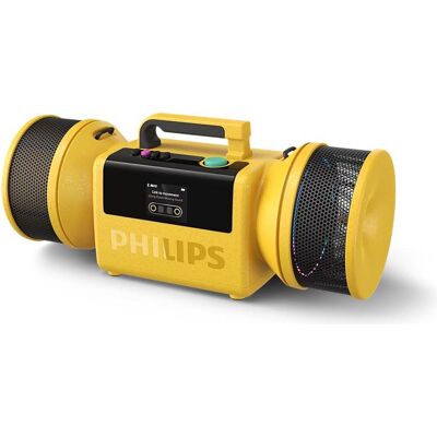 Philips Chaîne stéréo portable TAMS80Y, jaune (24 h), Enceinte Bluetooth, Jaune Philips Chaîne stéréo portable TAMS80Y, jaune (24 h), Enceinte Bluetooth, Jaune