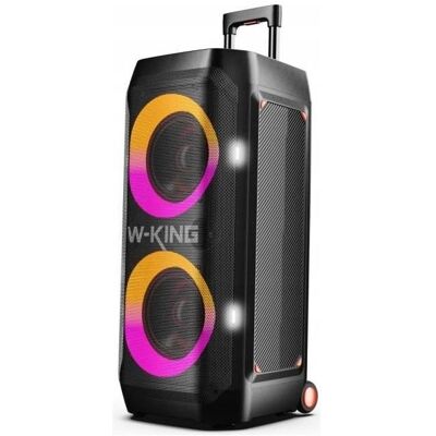 W-king Głośnik Przenośny głośnik bezprzewodowy T12 czarny, Enceinte Bluetooth, Noir W-king Głośnik Przenośny głośnik bezprzewodowy T12 czarny, Enceinte Bluetooth, Noir