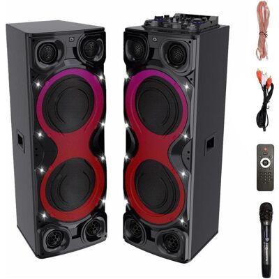 Manta SPK1204X800D Minos Pro (Set of L/R), Enceinte Bluetooth, Noir Manta SPK1204X800D Minos Pro (Set of L/R), Enceinte Bluetooth, Noir