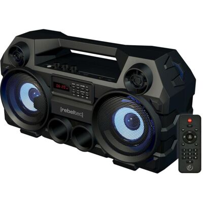 Rebeltec Enceinte Bluetooth SoundBOX 465 (12 h), Enceinte Bluetooth, Noir Rebeltec Enceinte Bluetooth SoundBOX 465 (12 h), Enceinte Bluetooth, Noir