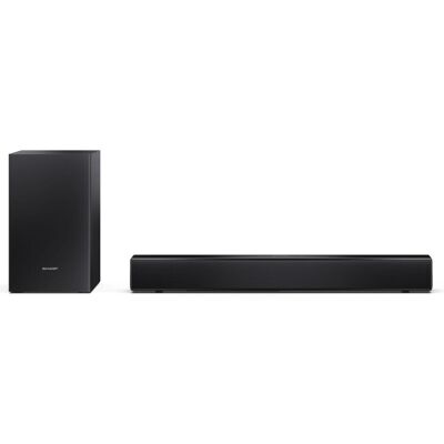 Sharp HT-SBW121 (240 W, Canal 2.1), Barre de son, Noir Sharp HT-SBW121 (240 W, Canal 2.1), Barre de son, Noir
