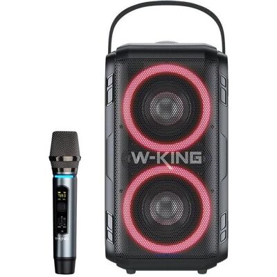 W-king T9 (6 h), Enceinte Bluetooth, Noir W-king T9 (6 h), Enceinte Bluetooth, Noir