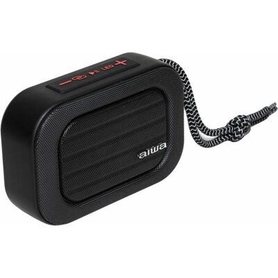 Aiwa Tragbare Bluetooth-Lautsprecher BST130RD Rot 5 W (12 h), Enceinte Bluetooth, Rouge Aiwa Tragbare Bluetooth-Lautsprecher BST130RD Rot 5 W (12 h), Enceinte Bluetooth, Rouge