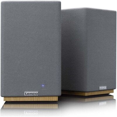 Lenco Aktiv Lautsprecher, 2x40W, Wood, BT, opt.In, USB, AUX, Enceinte Bluetooth, Marron Lenco Aktiv Lautsprecher, 2x40W, Wood, BT, opt.In, USB, AUX, Enceinte Bluetooth, Marron