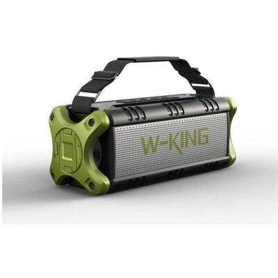 W-king Głośnik bezprzewodowy Bluetooth D8 zielony, Enceinte Bluetooth, Vert W-king Głośnik bezprzewodowy Bluetooth D8 zielony, Enceinte Bluetooth, Vert