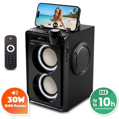 Media-Tech Overbox MT3186 (6 h), Enceinte Bluetooth, Noir Media-Tech Overbox MT3186 (6 h), Enceinte Bluetooth, Noir