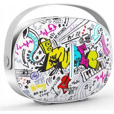 W-king Głośnik Przenośny głośnik bezprzewodowy T8II music, Enceinte Bluetooth W-king Głośnik Przenośny głośnik bezprzewodowy T8II music, Enceinte Bluetooth