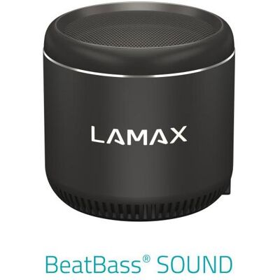 Haut-parleur Bluetooth Lamax Sphere2 Mini - Compact, 5W, 15h, Noir Haut-parleur Bluetooth Lamax Sphere2 Mini - Compact, 5W, 15h, Noir