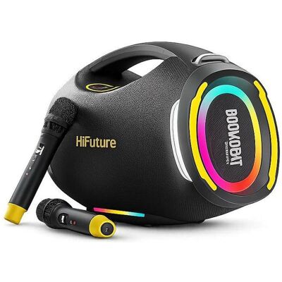 HiFuture Enceinte Bluetooth BoomBeat Party (350 W), Enceinte Bluetooth, Noir HiFuture Enceinte Bluetooth BoomBeat Party (350 W), Enceinte Bluetooth, Noir
