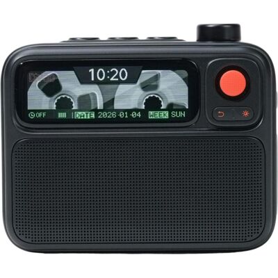 Divoom FlowToo Multifunctional Bluetooth Speaker, Enceinte Bluetooth, Noir, Blanc Divoom FlowToo Multifunctional Bluetooth Speaker, Enceinte Bluetooth, Noir, Blanc
