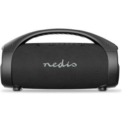 Nedis Enceinte Bluetooth « Party Boombox » 150 W Entrée auxiliaire / USB Noir (9 h), Enceinte Bluetooth, Noir Nedis Enceinte Bluetooth « Party Boombox » 150 W Entrée auxiliaire / USB Noir (9 h), Enceinte Bluetooth, Noir