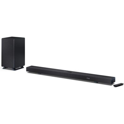 Sharp Speakers HT-SBW55121(BK) Q 5.1.2 Dolby Atmos/ DTS:X Soundbar with Wireless Subwoofer, Black (212 W, 5.1.2 Canal), Barre de son, Argent, Noir Sharp Speakers HT-SBW55121(BK) Q 5.1.2 Dolby Atmos/ DTS:X Soundbar with Wireless Subwoofer, Black (212 W, 5.1.2 Canal), Barre de son, Argent, Noir