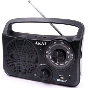 Akai Radio (AM, FM, Bluetooth), Radio, Noir Akai Radio (AM, FM, Bluetooth), Radio, Noir