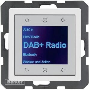 Berker BERK Radio Touch (DAB+ DAB), Radio, Blanc Berker BERK Radio Touch (DAB+ DAB), Radio, Blanc