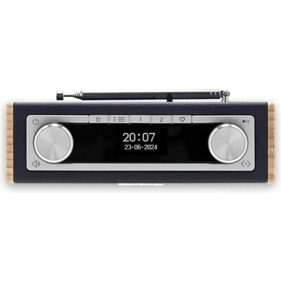 Roberts Rambler Uno (DAB+ DAB, FM, Bluetooth), Radio, Bleu, Marron Roberts Rambler Uno (DAB+ DAB, FM, Bluetooth), Radio, Bleu, Marron