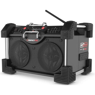 PerfectPro Rockhart 18V (DAB+ DAB, FM, Bluetooth, NFC), Radio, Noir PerfectPro Rockhart 18V (DAB+ DAB, FM, Bluetooth, NFC), Radio, Noir