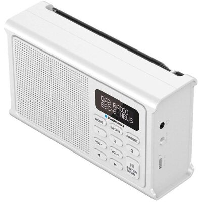 Blaupunkt DR3WH (DAB+ DAB, FM, Bluetooth), Radio, Blanc Blaupunkt DR3WH (DAB+ DAB, FM, Bluetooth), Radio, Blanc