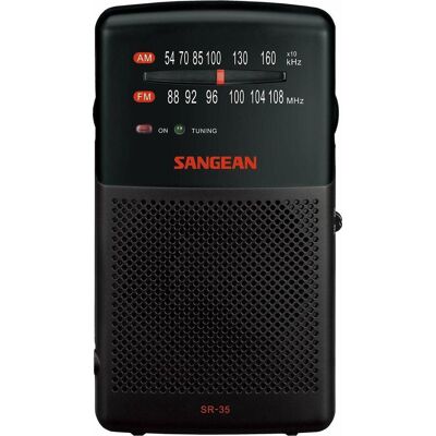 Sangean SR-35 - Radio - Noir (FM), Radio, Noir Sangean SR-35 - Radio - Noir (FM), Radio, Noir