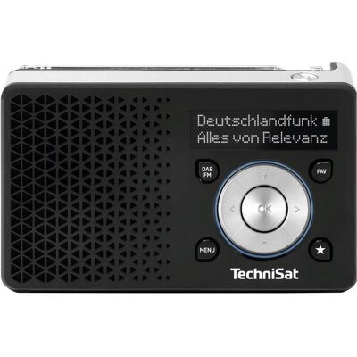 TechniSat DigitRadio 1 A (DAB+ DAB, FM), Radio, Noir, Argent TechniSat DigitRadio 1 A (DAB+ DAB, FM), Radio, Noir, Argent