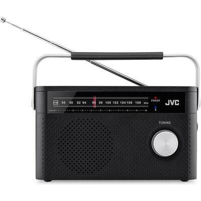 JVC Radio Mentor Przenośne radio RA-E315B czarny (FM, Bluetooth), Radio, Noir JVC Radio Mentor Przenośne radio RA-E315B czarny (FM, Bluetooth), Radio, Noir