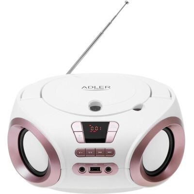 Adler AD 1181wc (FM), Radio, Blanc, Cuivre Adler AD 1181wc (FM), Radio, Blanc, Cuivre