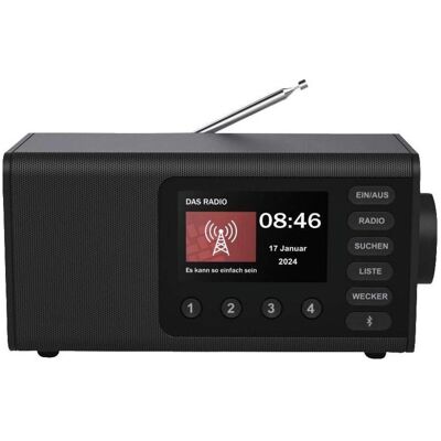 Hama DR1001 (DAB, DAB+ DAB, FM, Bluetooth), Radio, Noir Hama DR1001 (DAB, DAB+ DAB, FM, Bluetooth), Radio, Noir