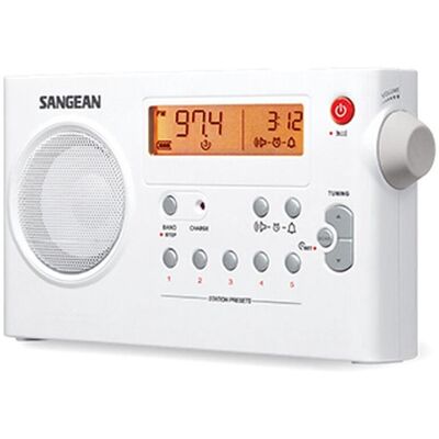 Sangean Radio de poche PR D7 (AM, FM), Radio, Blanc Sangean Radio de poche PR D7 (AM, FM), Radio, Blanc