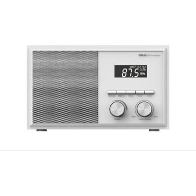 Silva Schneider Mono 1976 BT Radiowecker m. Bluetooth (FM, Bluetooth), Radio, Blanc Silva Schneider Mono 1976 BT Radiowecker m. Bluetooth (FM, Bluetooth), Radio, Blanc