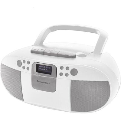 Soundmaster SCD7800WE (DAB+ DAB, FM), Radio, Blanc Soundmaster SCD7800WE (DAB+ DAB, FM), Radio, Blanc