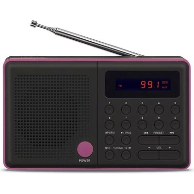 ELTA Radio Pliszka USB, FM black (FM, Fréquence radio (RF)), Radio, Noir ELTA Radio Pliszka USB, FM black (FM, Fréquence radio (RF)), Radio, Noir