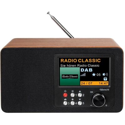 Albrecht DR 863 (DAB+ DAB, Bluetooth), Radio, Noir, Marron Albrecht DR 863 (DAB+ DAB, Bluetooth), Radio, Noir, Marron