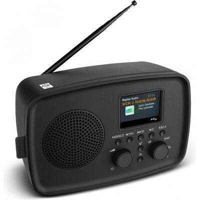 Medion LIFE DAB+ Radio DRE-1 schwarz (DAB+ DAB, Bluetooth, WiFi), Radio, Noir Medion LIFE DAB+ Radio DRE-1 schwarz (DAB+ DAB, Bluetooth, WiFi), Radio, Noir