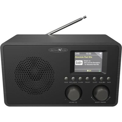 Reflexion HRA1824DAB+ schwarz (DAB+ DAB), Radio, Noir Reflexion HRA1824DAB+ schwarz (DAB+ DAB), Radio, Noir