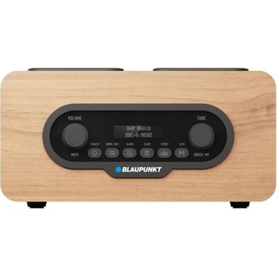 Blaupunkt DR10CR Holz / Digitalradio / DAB+ / FM / RDS / Bluetooth / USB / microSD / 1800 mAh (DAB+ DAB, FM, Bluetooth), Radio, Bronze, Noir, Marron Blaupunkt DR10CR Holz / Digitalradio / DAB+ / FM / RDS / Bluetooth / USB / microSD / 1800 mAh (DAB+ DAB, FM, Bluetooth), Radio, Bronze, Noir, Marron