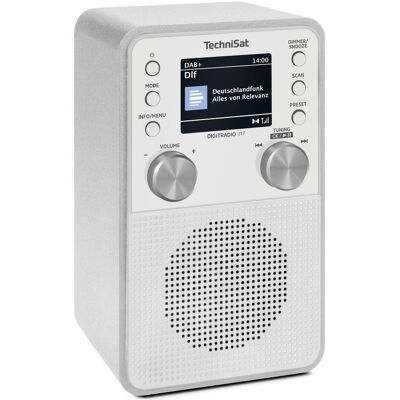 TechniSat DigitRadio 317 weiss (DAB+ DAB, FM, Bluetooth), Radio, Blanc TechniSat DigitRadio 317 weiss (DAB+ DAB, FM, Bluetooth), Radio, Blanc