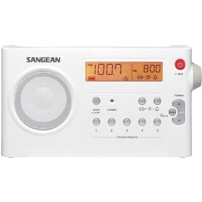 Sangean Radio de poche PR D7 (AM, FM), Radio, Blanc Sangean Radio de poche PR D7 (AM, FM), Radio, Blanc