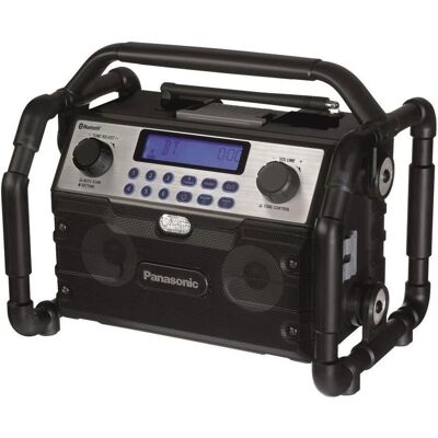 Panasonic Radio à piles, 14.4V/18V/secteur, Bluetooth, sans piles ni chargeur (AM, FM, Bluetooth), Radio, Vert Panasonic Radio à piles, 14.4V/18V/secteur, Bluetooth, sans piles ni chargeur (AM, FM, Bluetooth), Radio, Vert