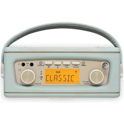 Roberts Radio portable solaire Revival Uno (DAB, DAB+ DAB, FM, Bluetooth), Radio, Vert, Bleu Roberts Radio portable solaire Revival Uno (DAB, DAB+ DAB, FM, Bluetooth), Radio, Vert, Bleu
