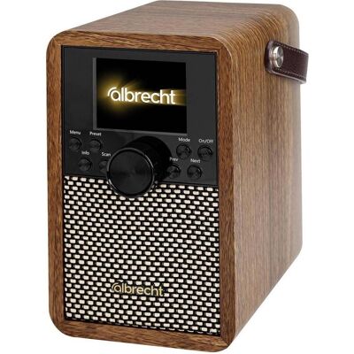 Albrecht DR 710 Digitalradio, tragbar (DAB, DAB+ DAB, FM, Bluetooth), Radio, Noir, Marron Albrecht DR 710 Digitalradio, tragbar (DAB, DAB+ DAB, FM, Bluetooth), Radio, Noir, Marron