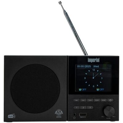 Imperial Dabman 120BK (DAB+ DAB, FM, Bluetooth), Radio, Noir Imperial Dabman 120BK (DAB+ DAB, FM, Bluetooth), Radio, Noir
