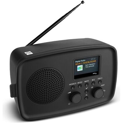 Medion LIFE DAB+ Radio DRE-1 schwarz (DAB+ DAB, Bluetooth, WiFi), Radio, Noir Medion LIFE DAB+ Radio DRE-1 schwarz (DAB+ DAB, Bluetooth, WiFi), Radio, Noir