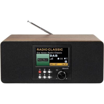 Albrecht DR 864 (DAB, Bluetooth), Radio, Noir, Marron Albrecht DR 864 (DAB, Bluetooth), Radio, Noir, Marron